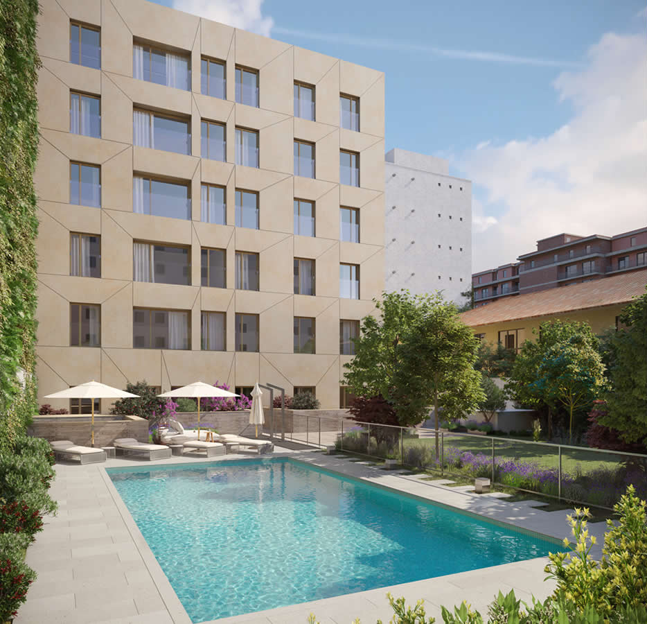 Padilla 66, un edificio histórico convertido en viviendas de lujo y ecológicas en pleno barrio