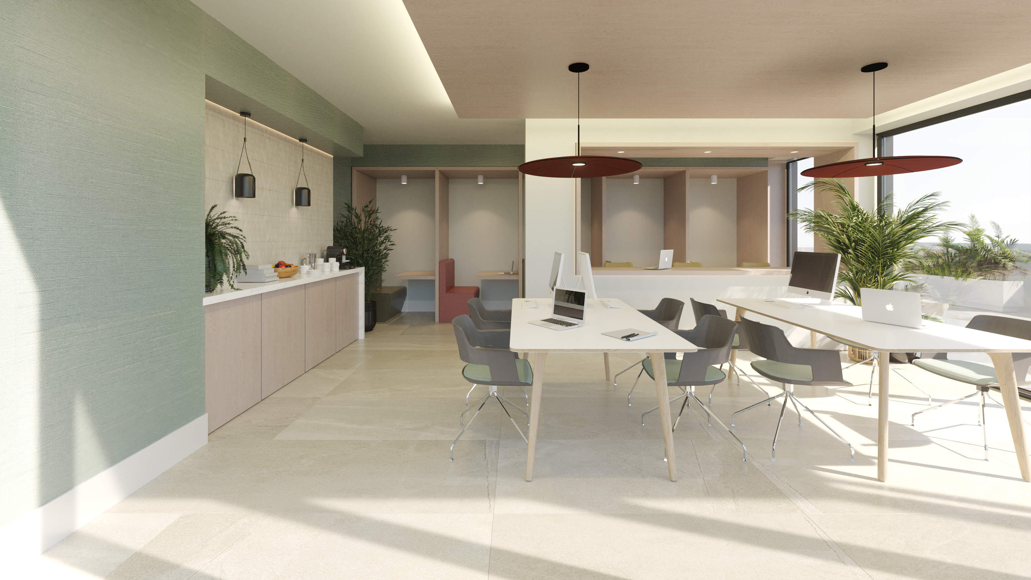 Sala de coworking / Levitt