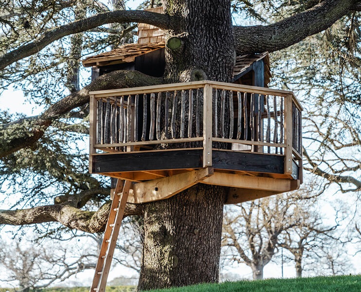 La casa está en la campiña inglesa