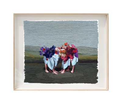 Pintura de Javier Ruiz por 480 euros (14,3x16,9 cm)