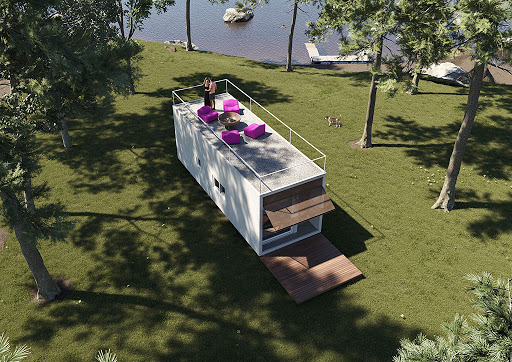 Se aprovecha el espacio para tener zona exterior