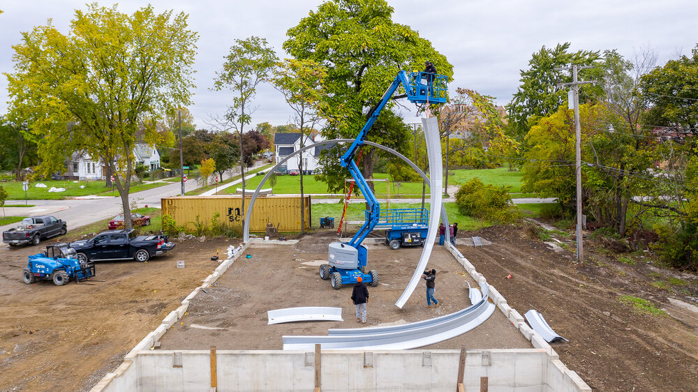 Al ser prefabricadas, su desarrollo fue rápido