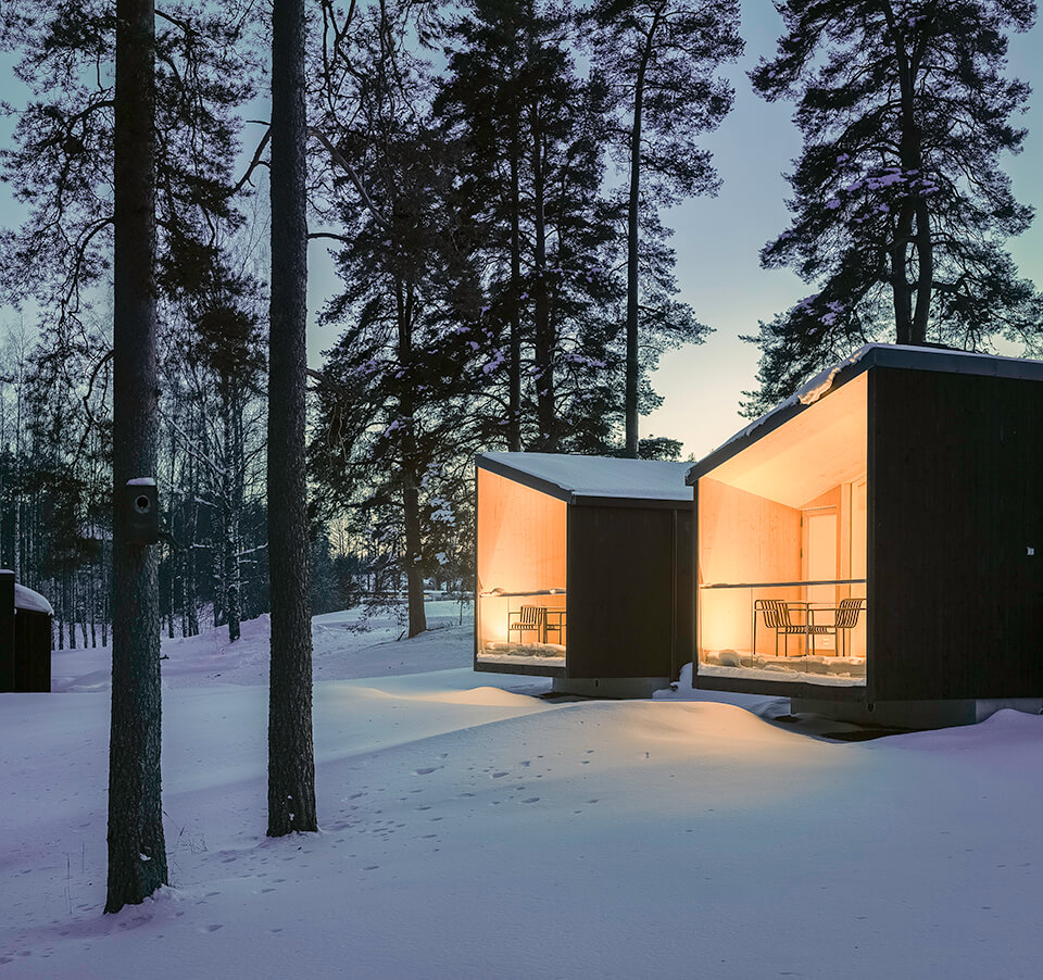 Están en plena naturaleza