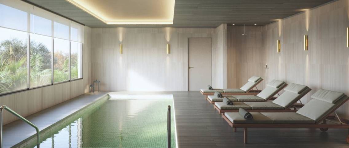 Imagen de la piscina / Las Arcadias del Encinar