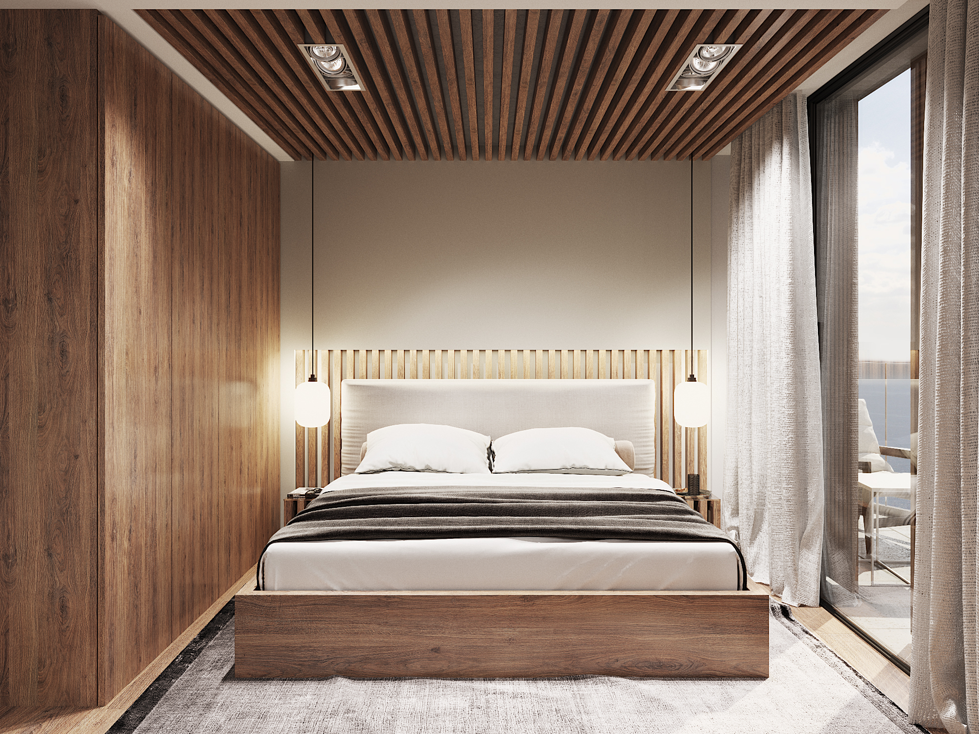 Cada villa tiene tres habitaciones