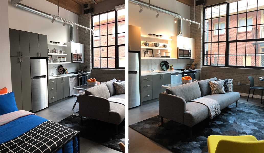 Destaca el estilo industrial