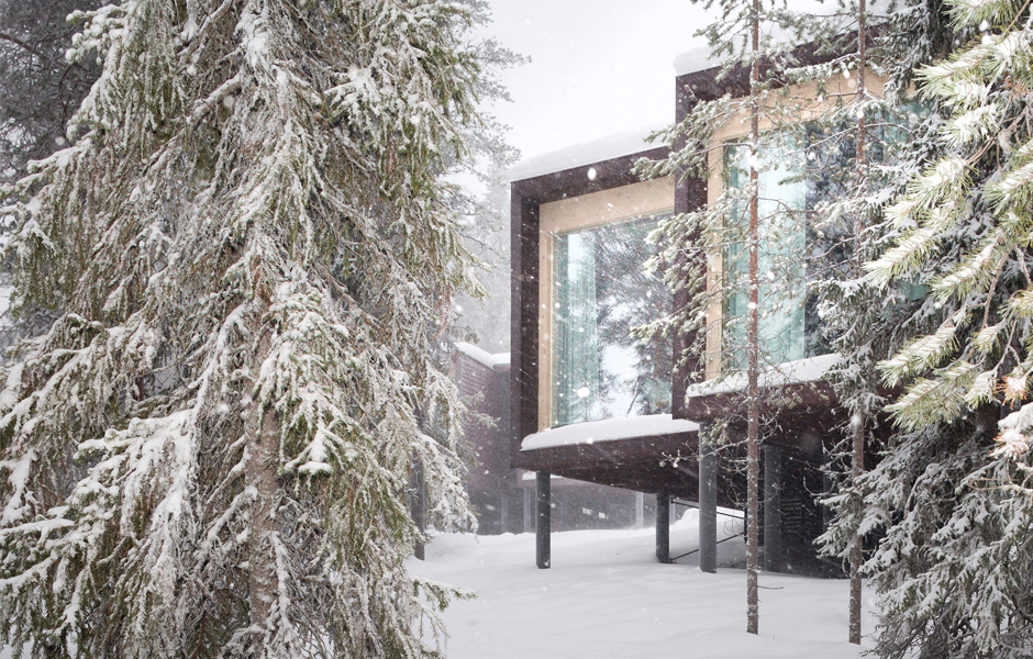 El hotel se llama Arctic TreeHouse Hotel