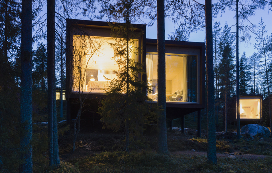 Un alojamiento ideal si vas a visitar a Papá Noel