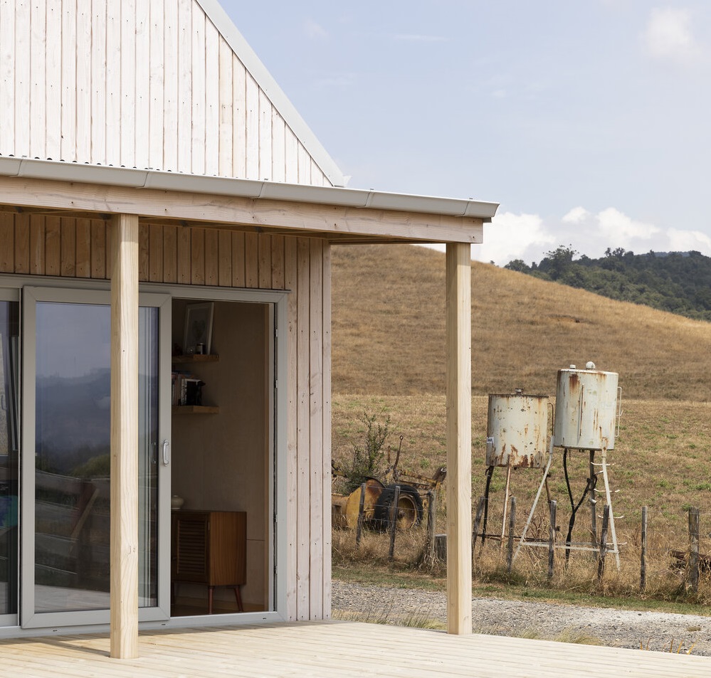 La casa se ensambló en solo cuatro días