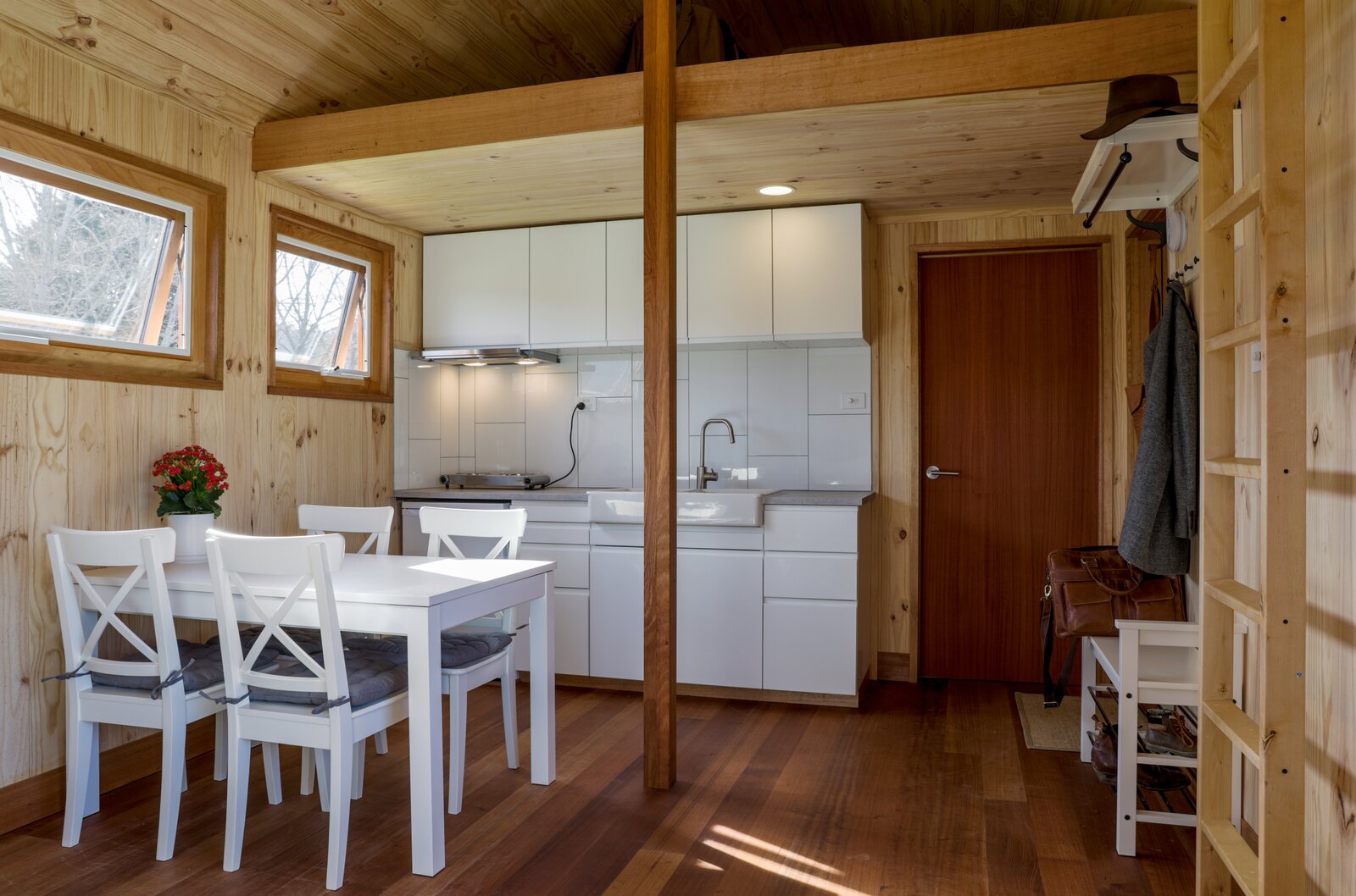 Esta casa prefabricada tiene unos 26 m2