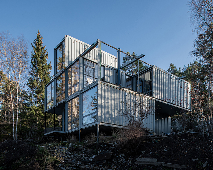 Imagen lateral de Container House