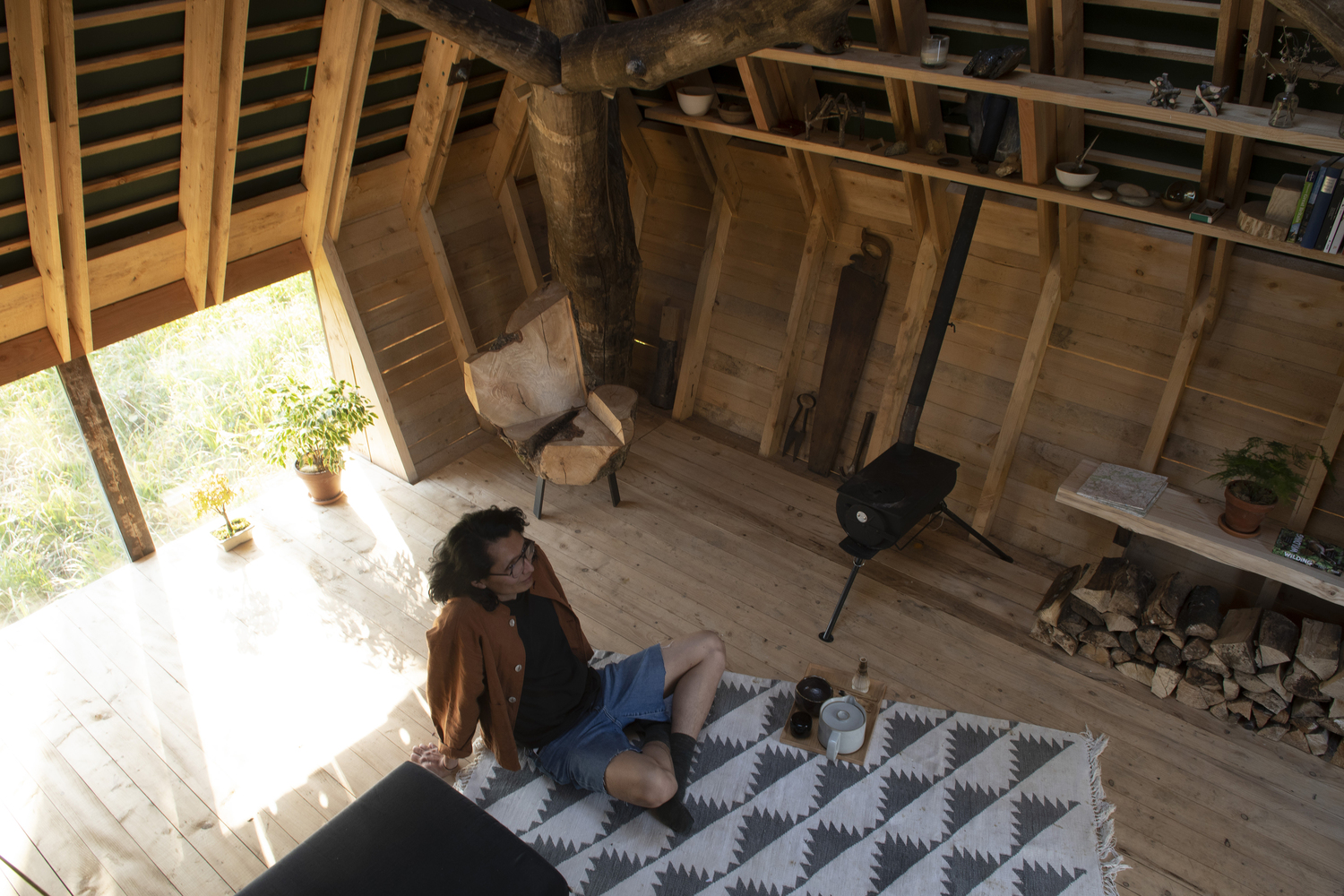 Construida con la ayuda de un robot