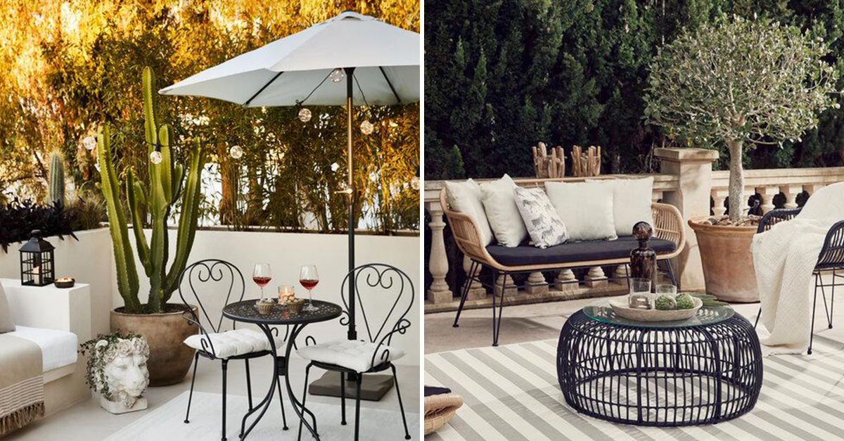 Los colores de moda en las terrazas