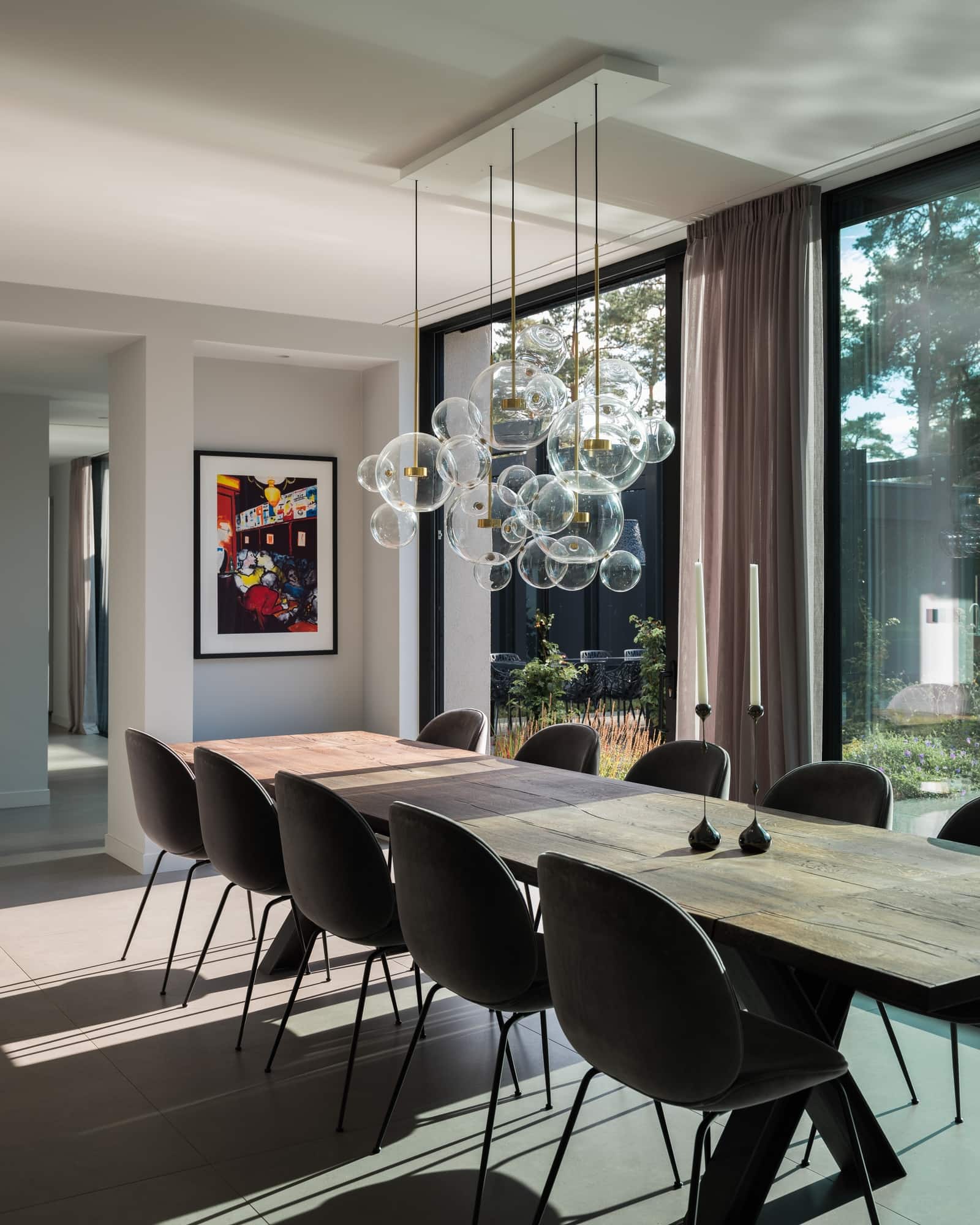 Comedor de diseño de Villa Tennisvägen