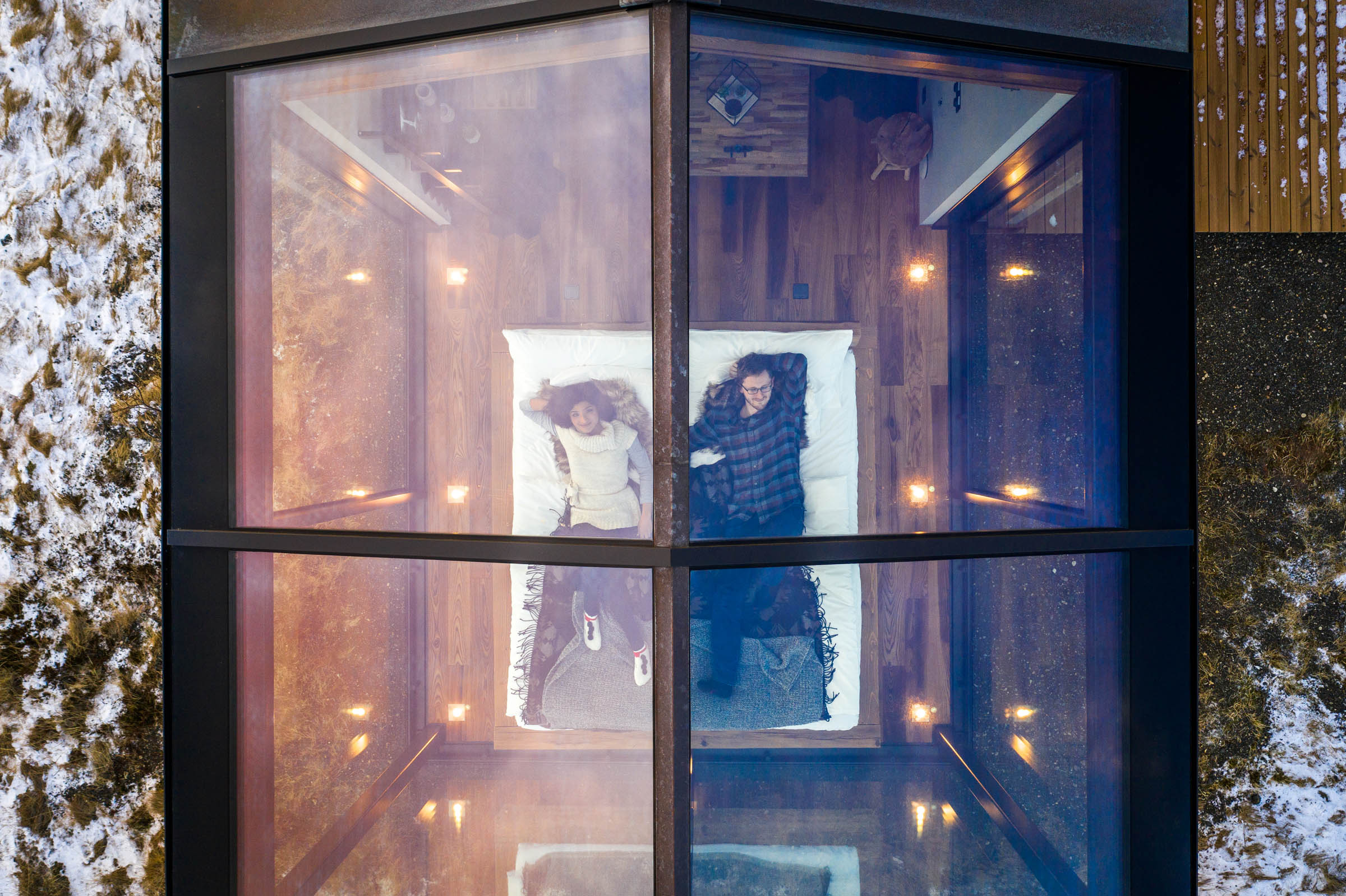 Imagen del interior desde arriba