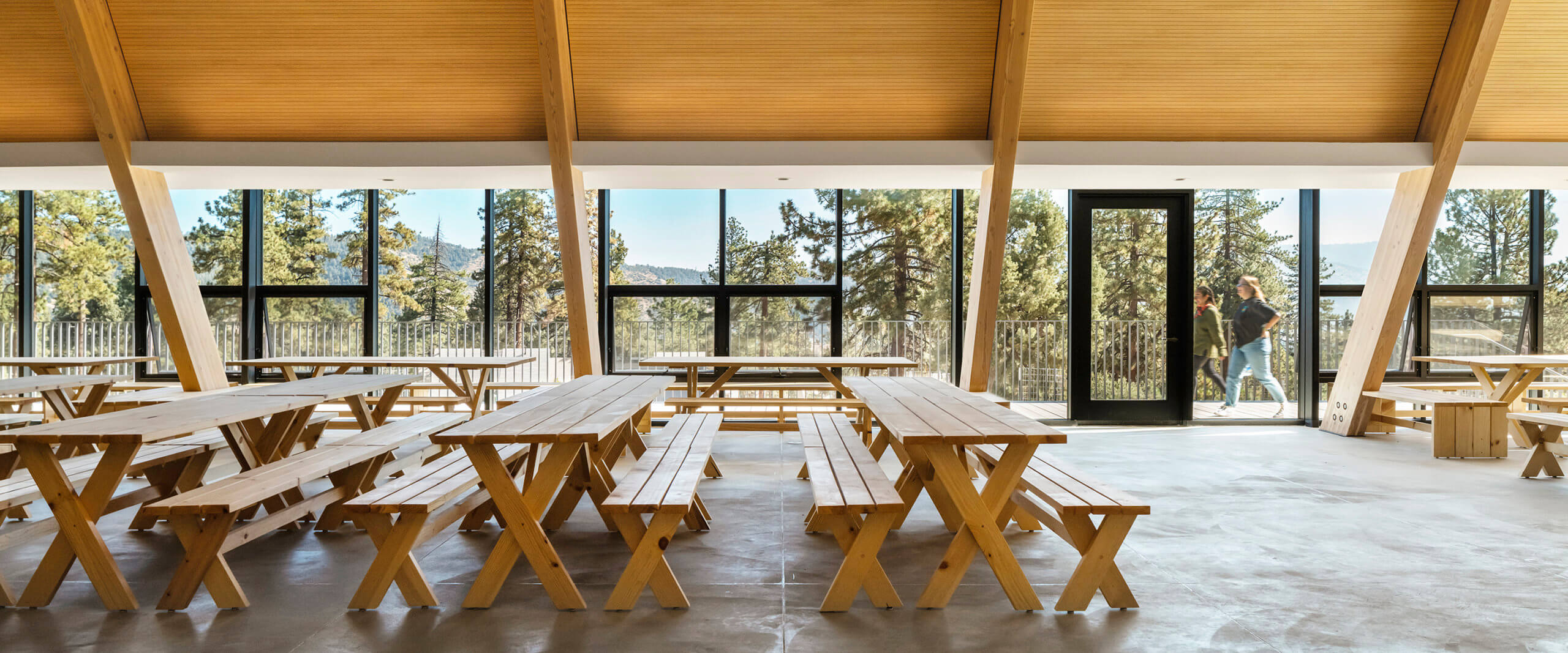 Comedor del campamento de Girl Scouts Lakota