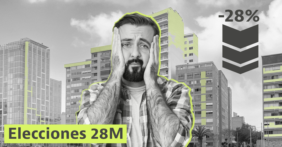 El stock de pisos en alquiler ha caído en los últimos cuatro años (2019-2023)