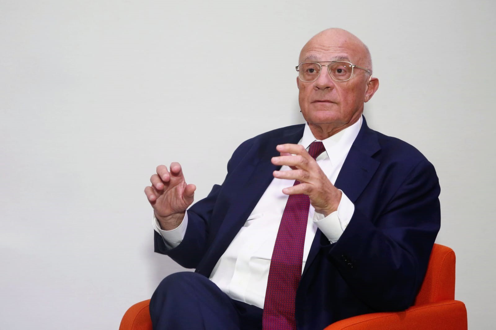 El presidente del Banco Sabadell, Josep Oliu, en un acto del Instituto de Estudios Económicos de la Provincia de Alicante (Ineca).