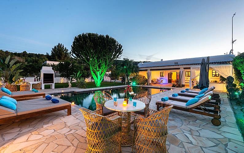 Villa ibicenca en San Antonio de Portmany, en Ibiza