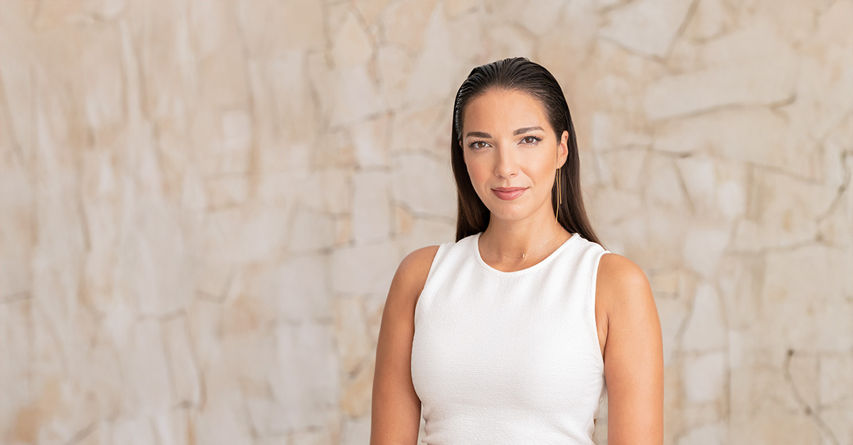 La diseñadora y fundadora de Alexandra Studio, Dominique Alexandra