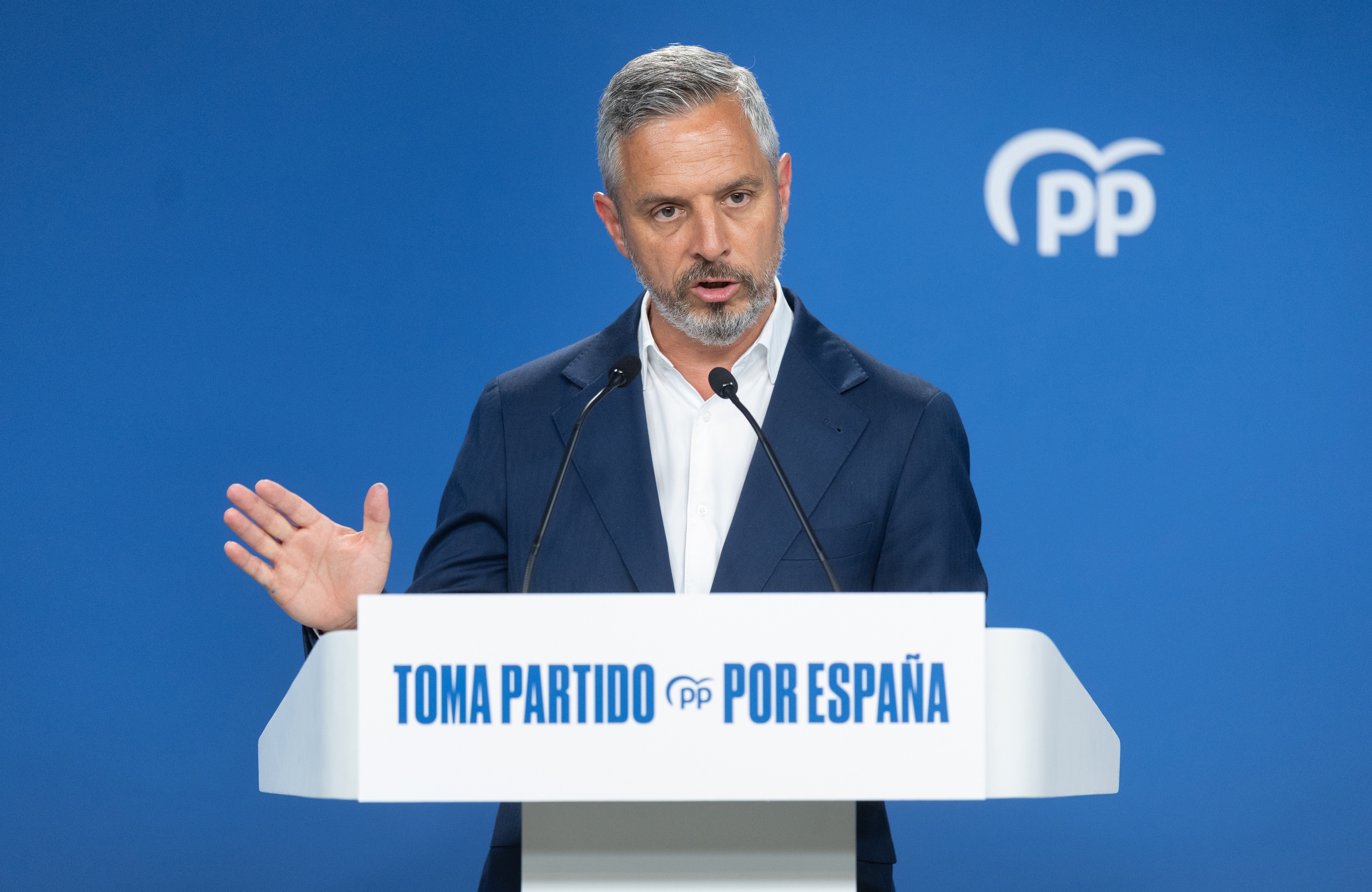 El vicesecretario de Hacienda, Vivienda e Infraestructuras del PP, Juan Bravo.