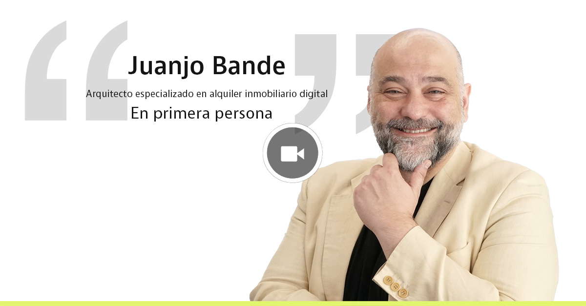 Juanjo Bande, arquitecto e inversor en alquiler de corta duración