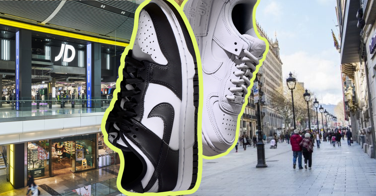 Después de años de espera, rumores cruzados y algún que otro silencio oficial, la capital catalana se prepara para recibir una de las aperturas más ambiciosas del sector ‘sneaker’ en España. JD, la conocida cadena británica de moda deportiva, tiene previsto inaugurar en noviembre una nueva megatienda en pleno Portal del Àngel, justamente donde hasta hace poco funcionaba la entrada al espacio Disney de ese emblemático local. La nueva tienda ocupará varias plantas, o al menos un espacio amplio con doble altur