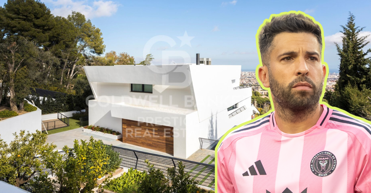 El ex jugador del Barça Jordi Alba pone a la venta su mansión en Barcelona por 20 millones