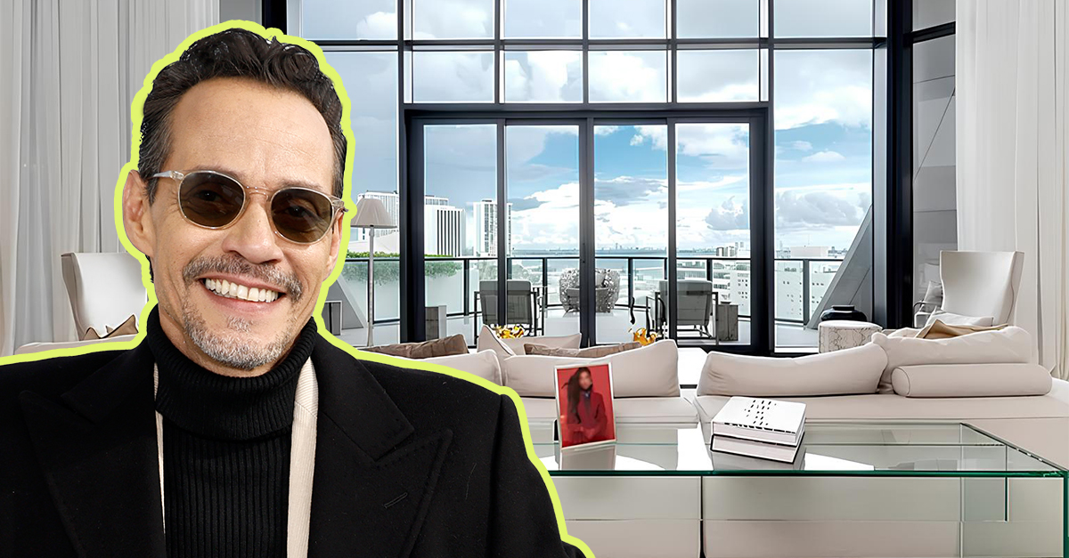 El antiguo apartamento de Marc Anthony en Miami