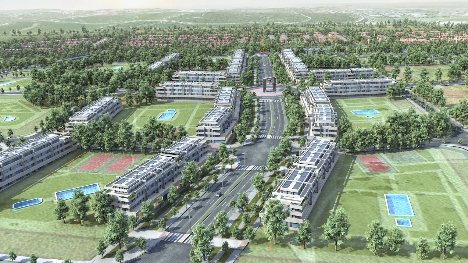 Nuevo barrio residencial en Alcobendas (Madrid)