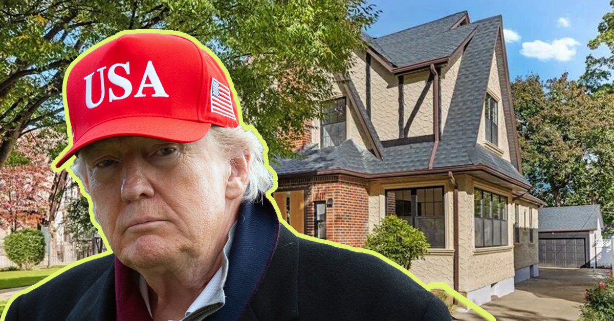 La casa de la infancia de Donald Trump en Queens (Nueva York)