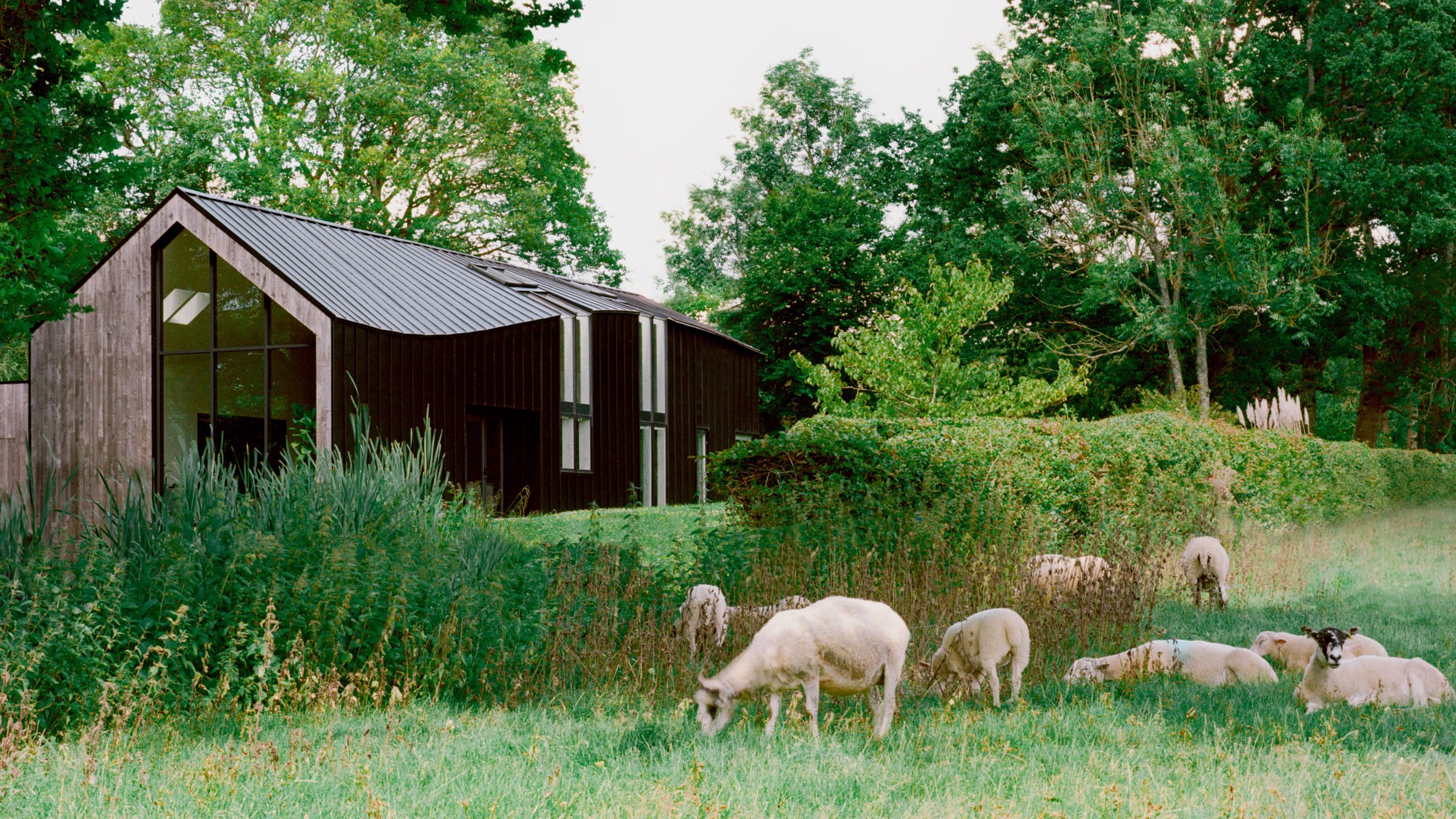 Twisted House es una vivienda familiar en el condado de Kent que reinterpreta la tipología del granero tradicional para adaptarse a un paisaje ondulado y cambiante.