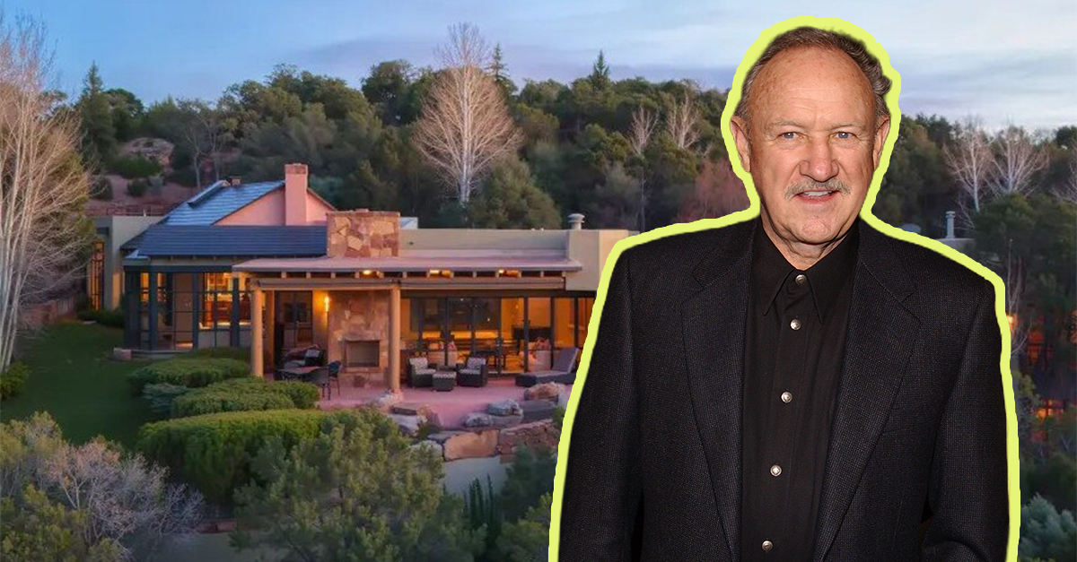 La casa donde falleció Gene Hackman y su mujer (Santa Fe, Nuevo México) 