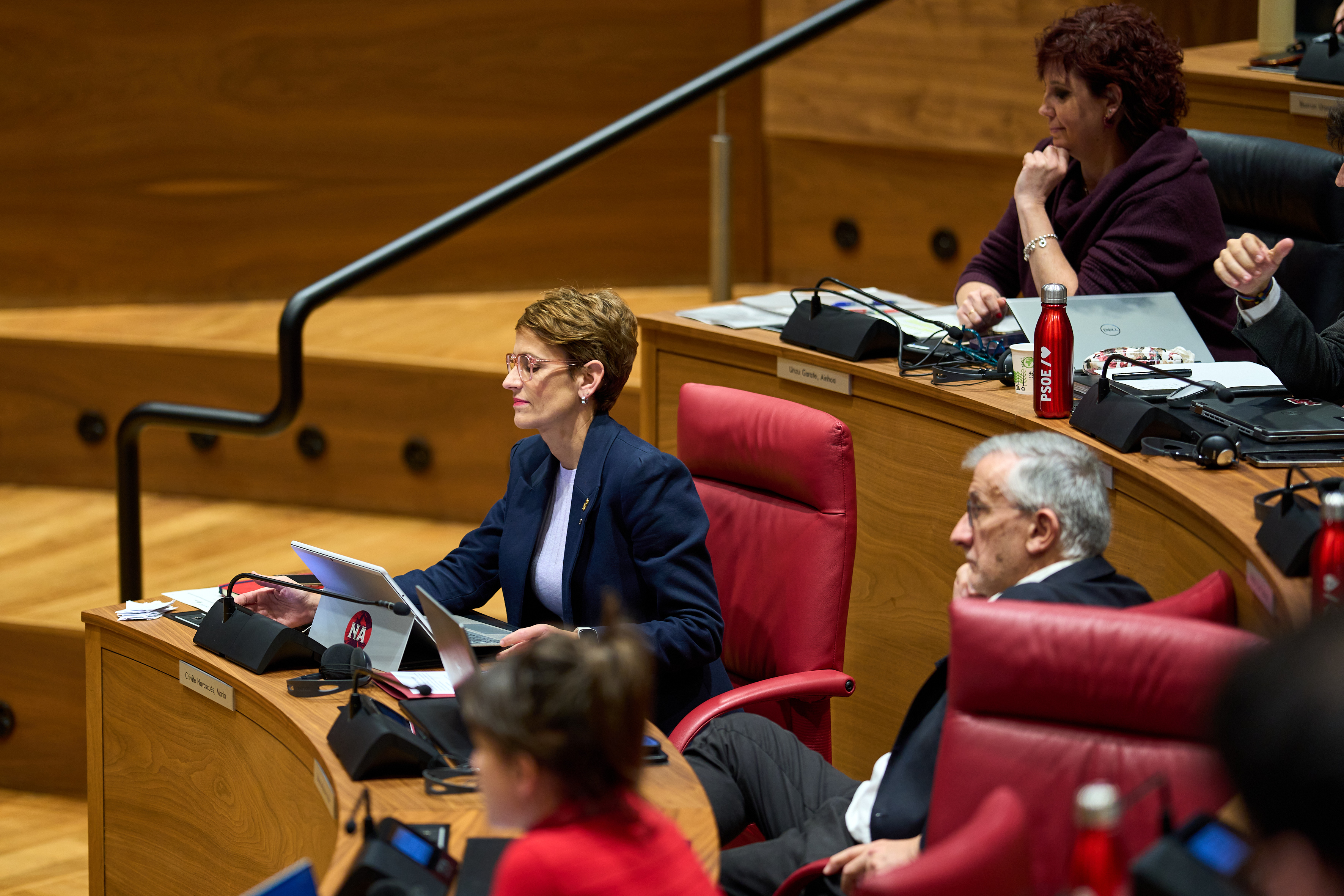 La presidenta del Gobierno de Navarra, María Chivite