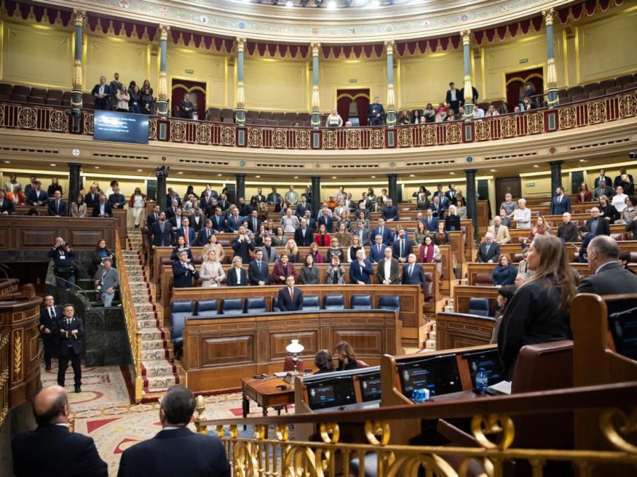 Sesión plenaria en el Congreso de los Diputados