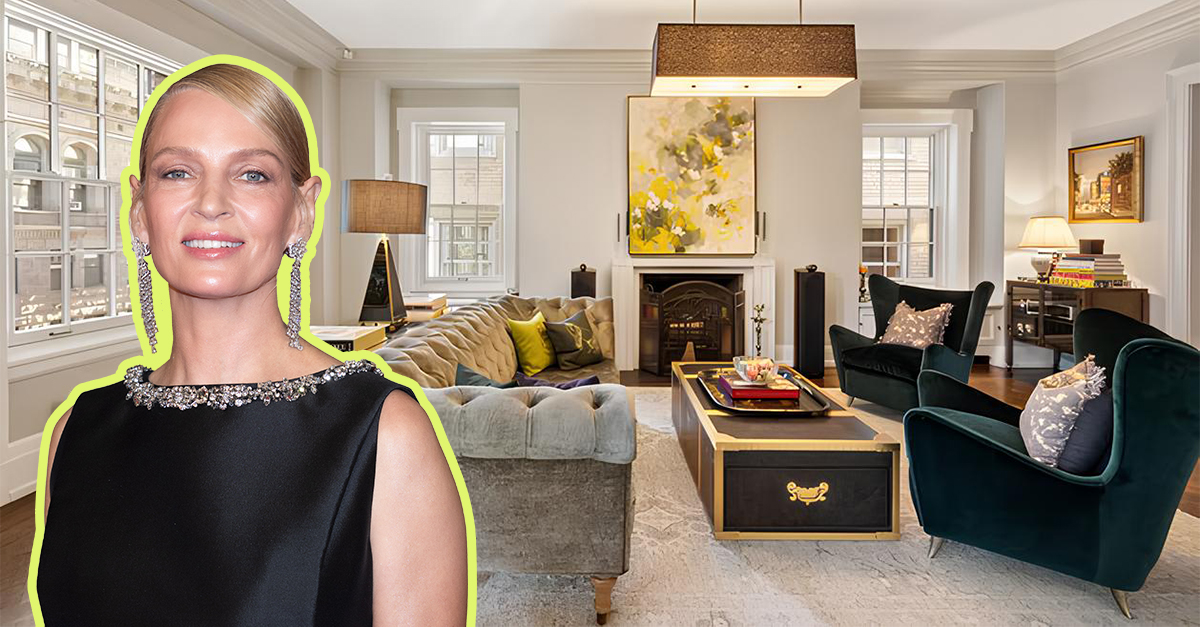 El antiguo dúplex de Uma Thurman en Nueva York