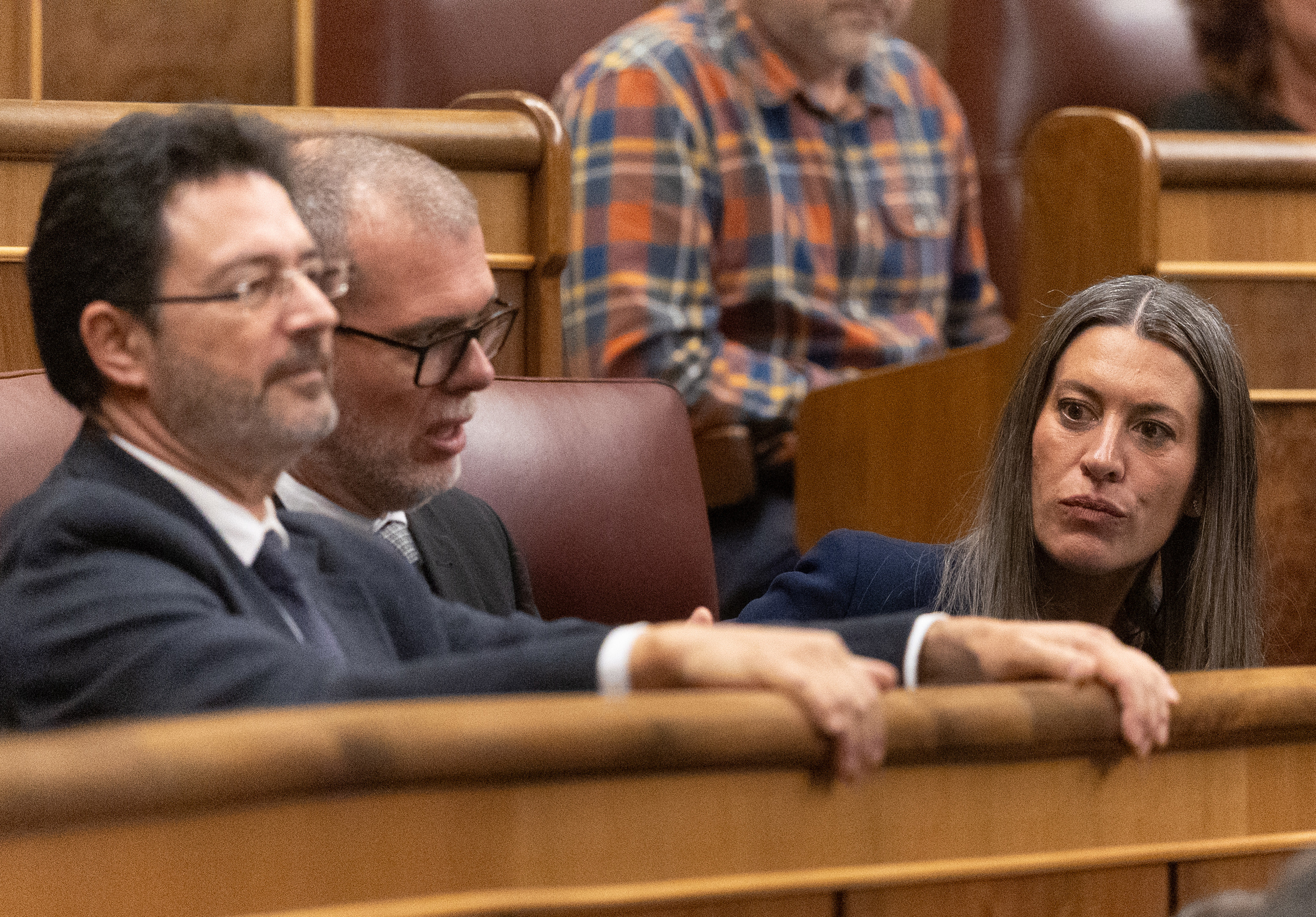 La portavoz de Junts en el Congreso, Miriam Nogueras, durante un Pleno en la Cámara Baja