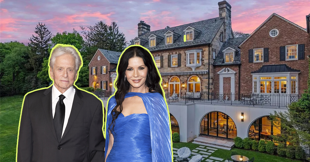 La mansión de Michael Douglas y Catherine Zeta-Jones en Nueva York (EEUU)