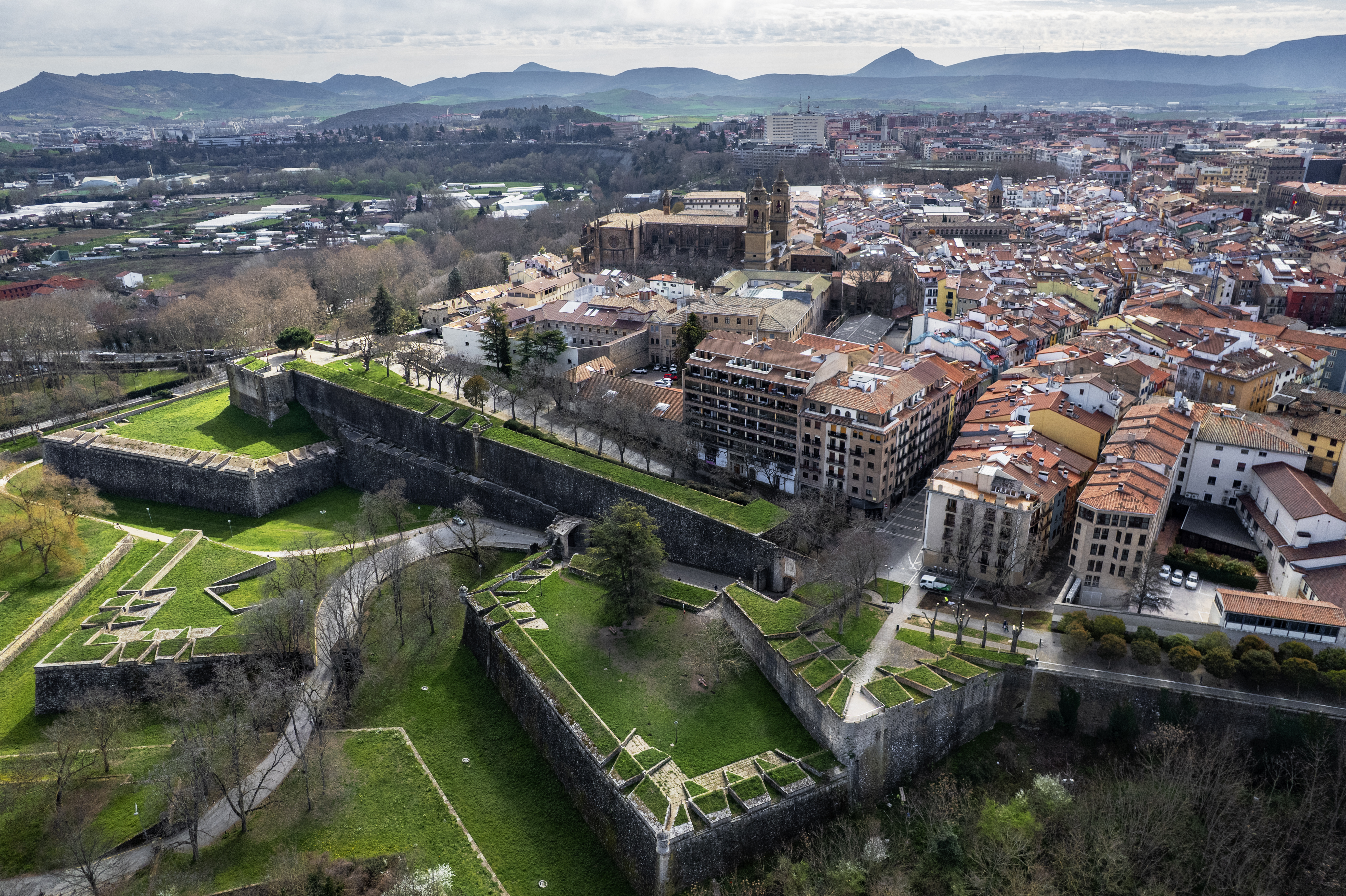 Vista panorámica de Pamplona