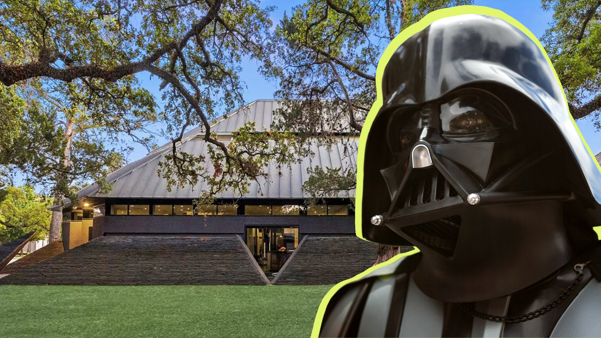 La icónica ‘casa Darth Vader’ en Houston (EEUU) 