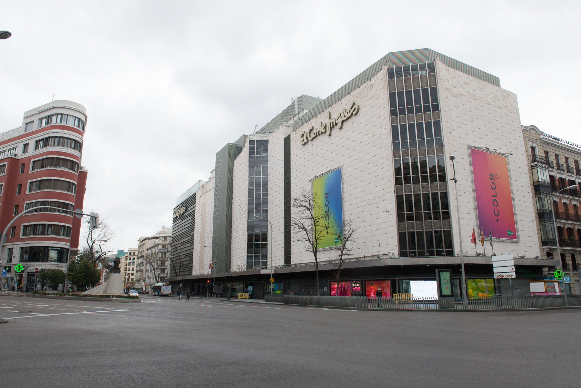 Edificio de El Corte Inglés en la calle Goya de Madrid