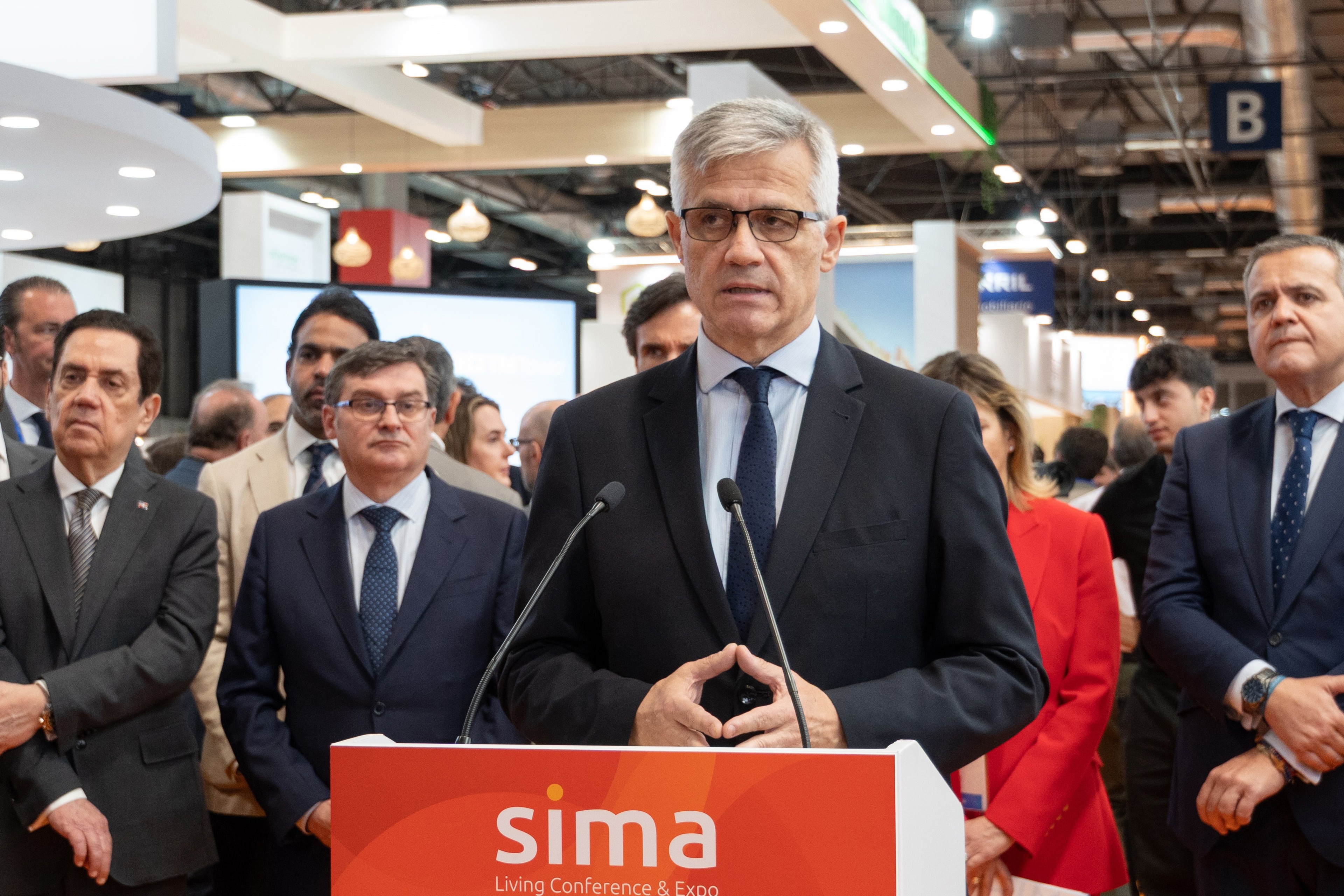 Archivo - El secretario de Estado de Vivienda y Agenda Urbana, David Lucas, durante la inauguración del Salón Internacional Inmobiliario de Madrid 2026.
