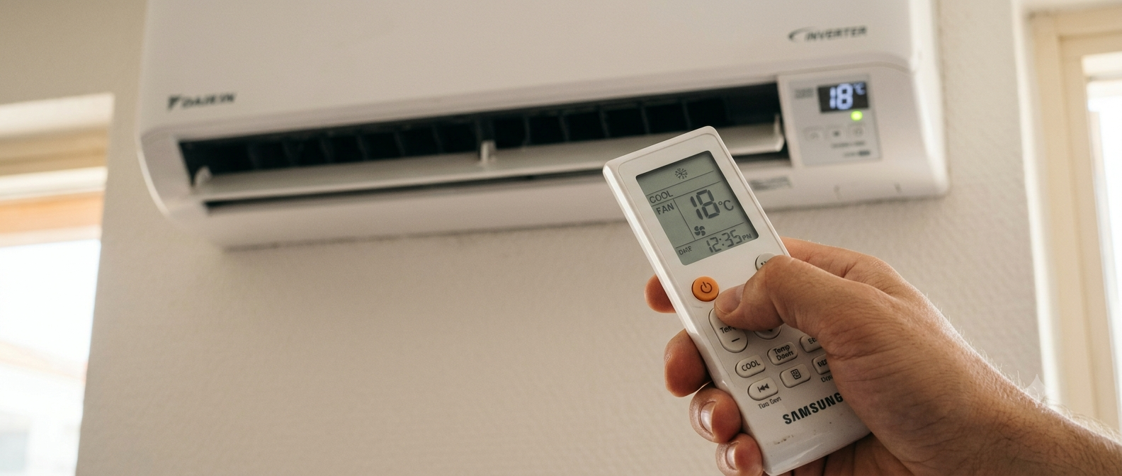 ¿Qué pasa si pones el aire acondicionado a 18 grados? La casa no se enfría más rápido
