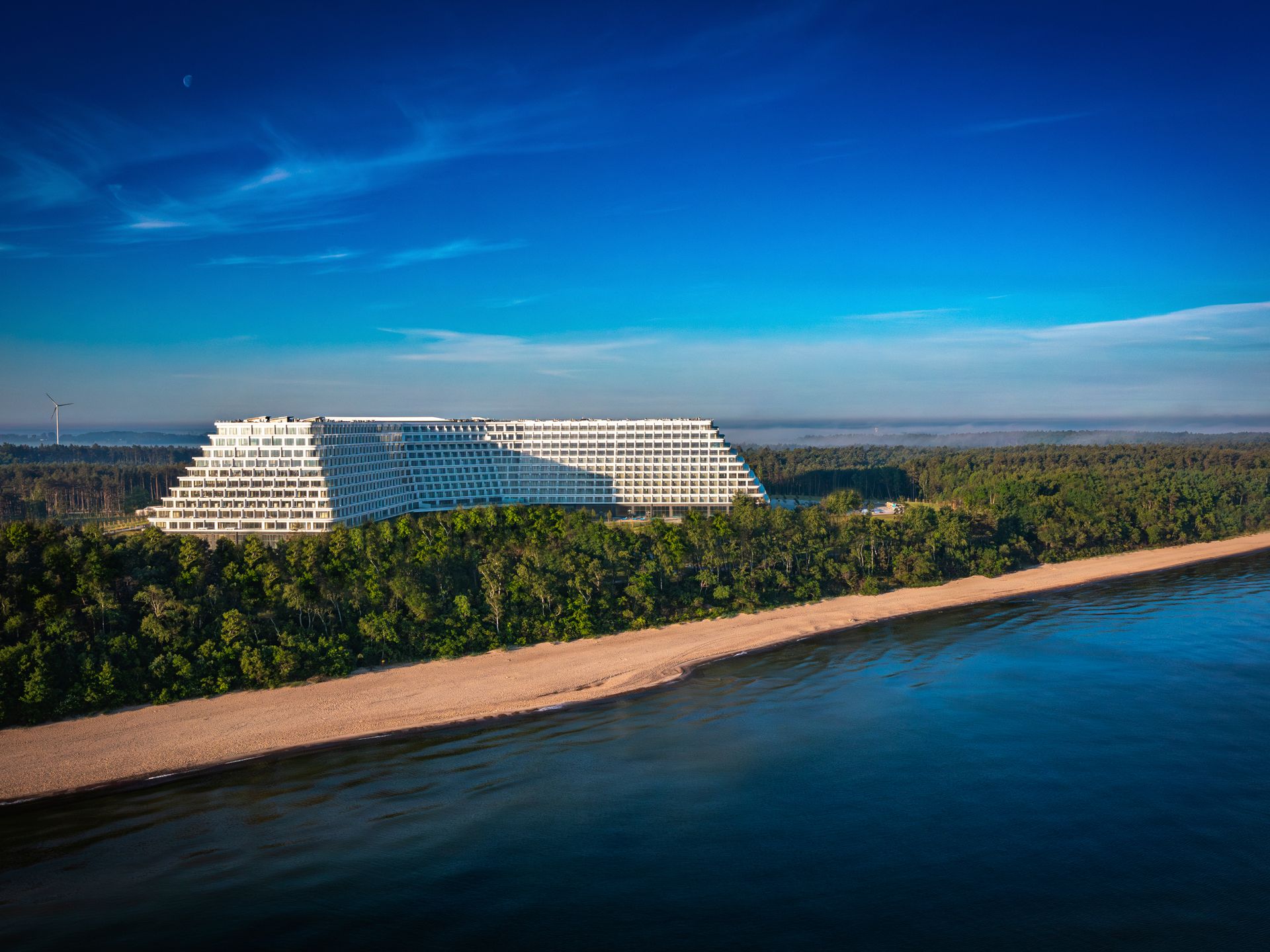 Hotel con forma de crucero
