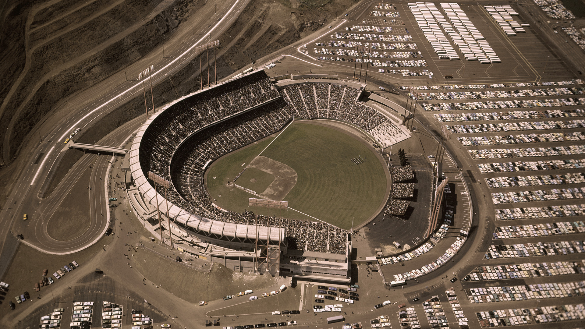 El antiguo estadio de béisbol Candlestick Park (San Francisco, EEUU)