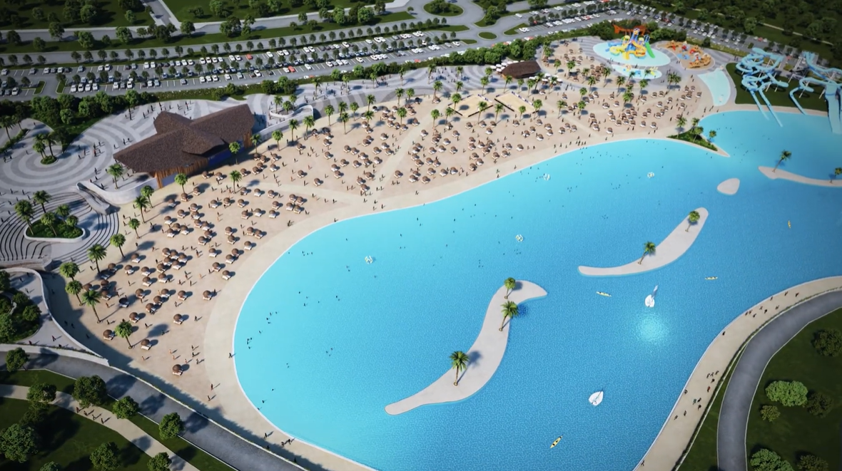 La playa artificial más grande de España, a 30 minutos de Madrid, abrirá en 2028 