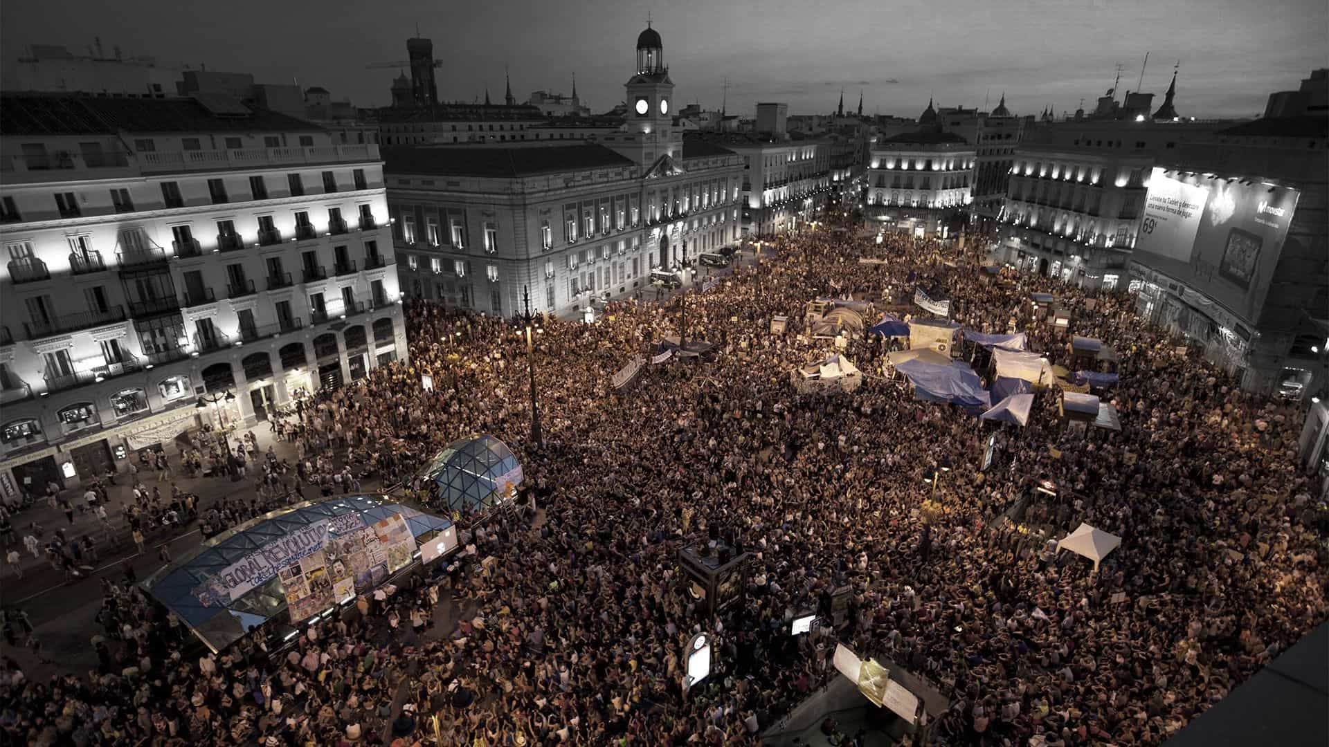 Acampada Puerta del Sol, 15M Madrid