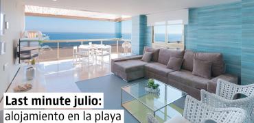 Alojamiento de última hora para disfrutar de la playa en julio