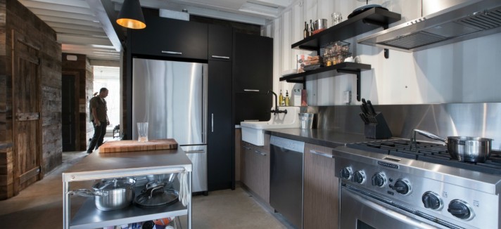 Detalle de la vivienda modular canadiense