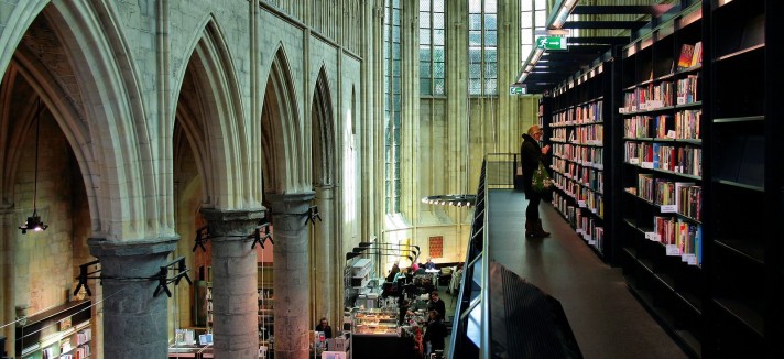 Una librería enclavada en una iglesia del siglo XIII